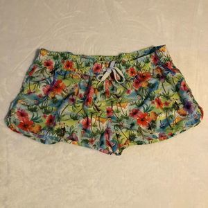 Ocean Pacific Tropical Hawaiian Shorts • Juniors Size XL